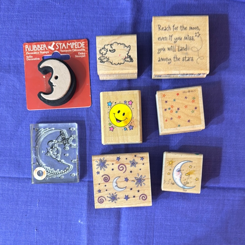 Moon and Stars Stamp Set